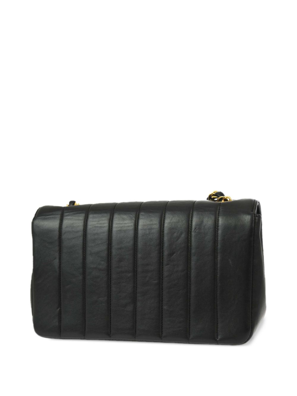 CHANEL Pre-Owned 1995 Straight Flap schoudertas - Zwart