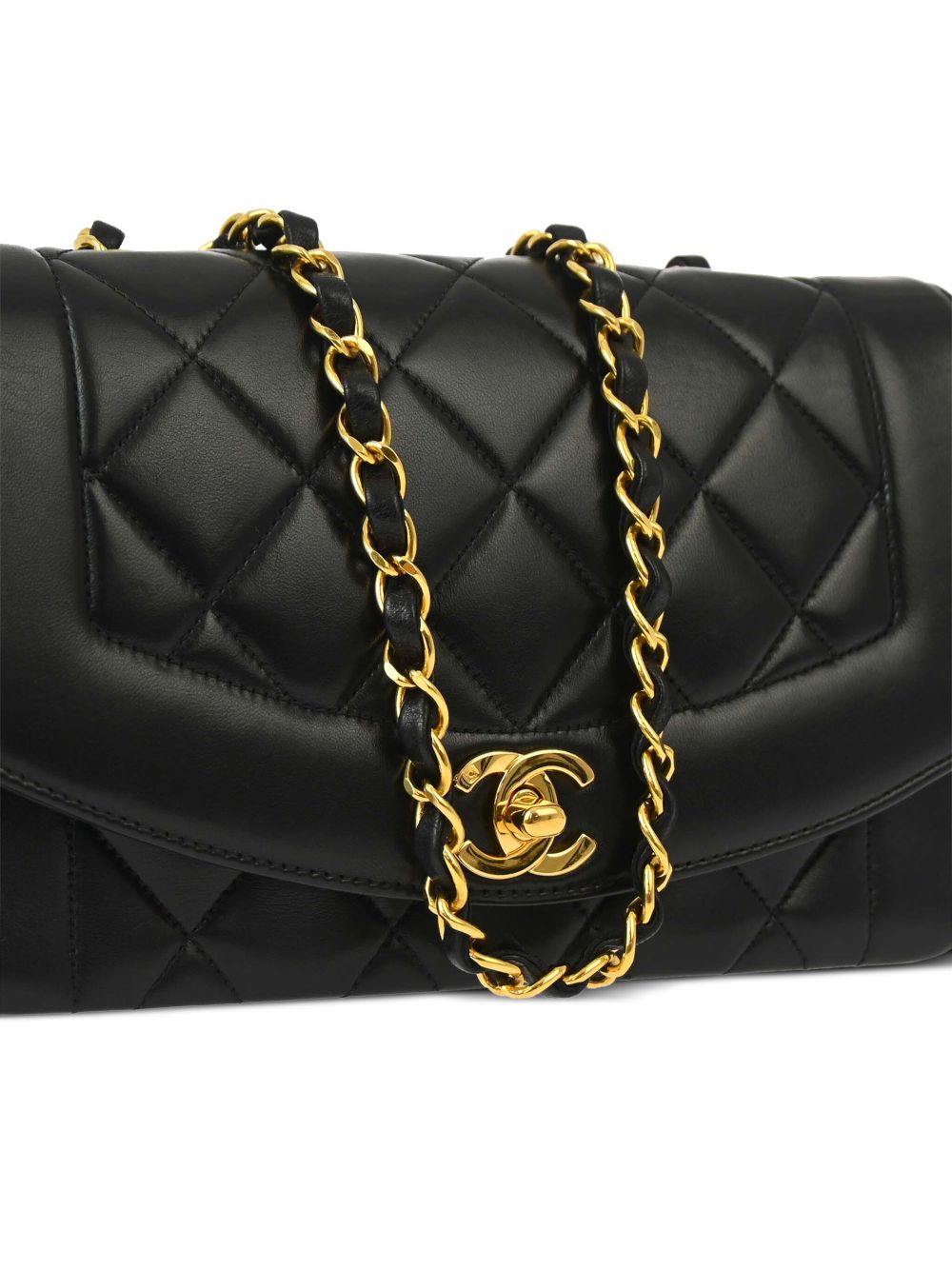 Affordable HOT SALE CHANEL 1997 small Diana shoulder bag Women