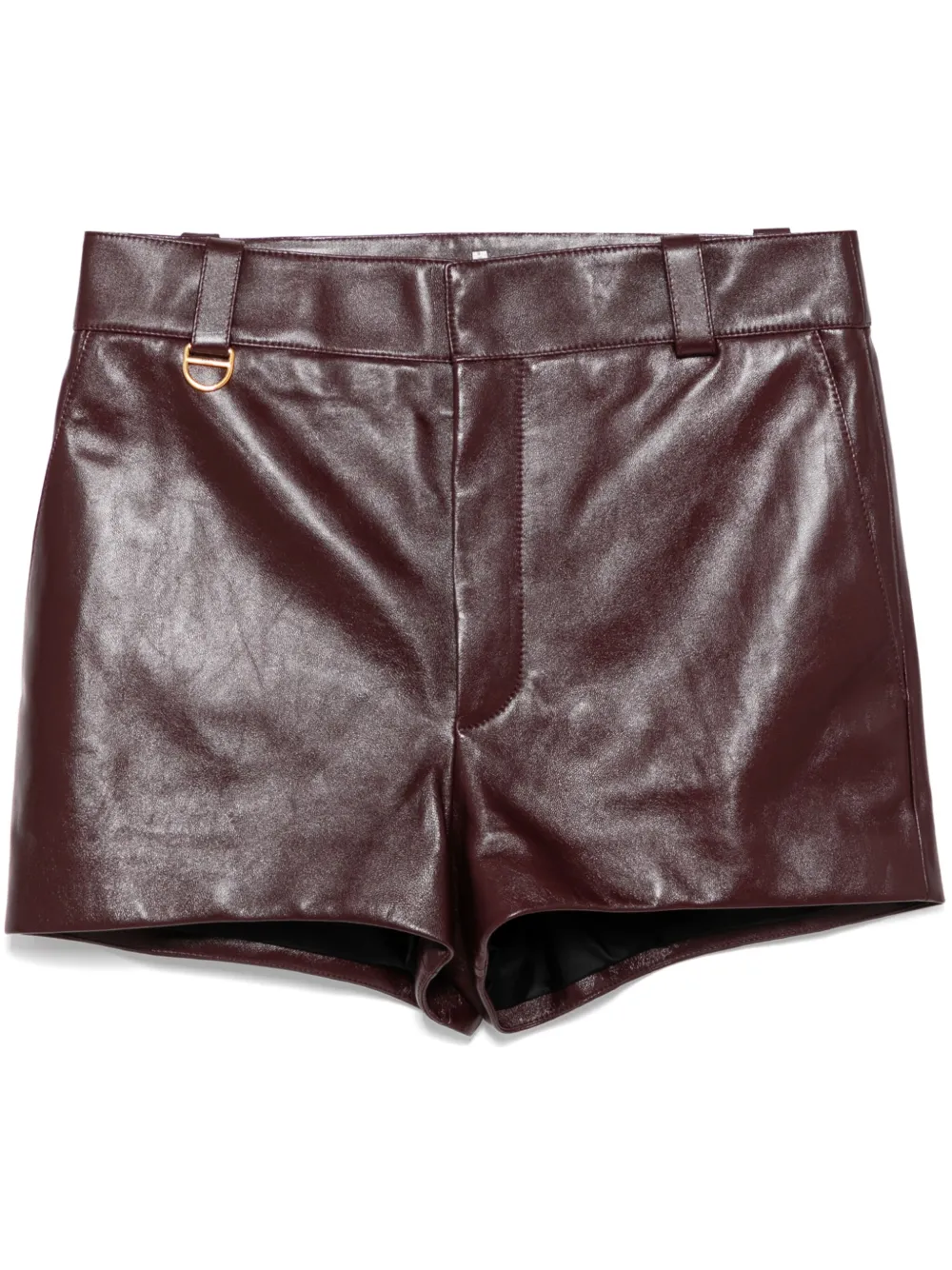 Chloé Leren shorts Rood
