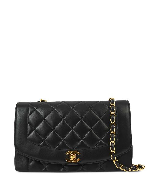 HOT SALE CHANEL 1992 medium Diana shoulder bag Women