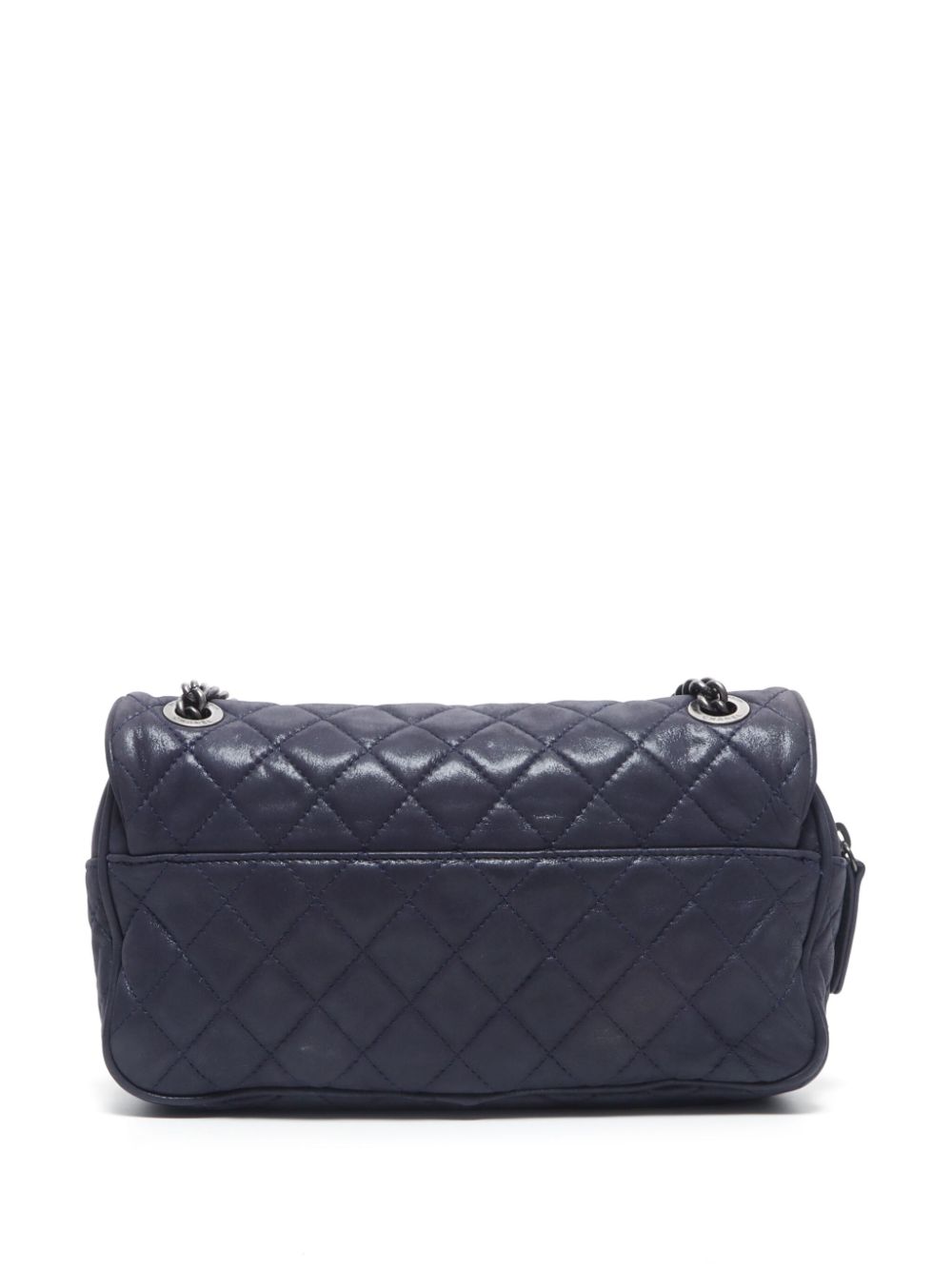 CHANEL Pre-Owned 2013 medium Classic Flap schoudertas - Blauw