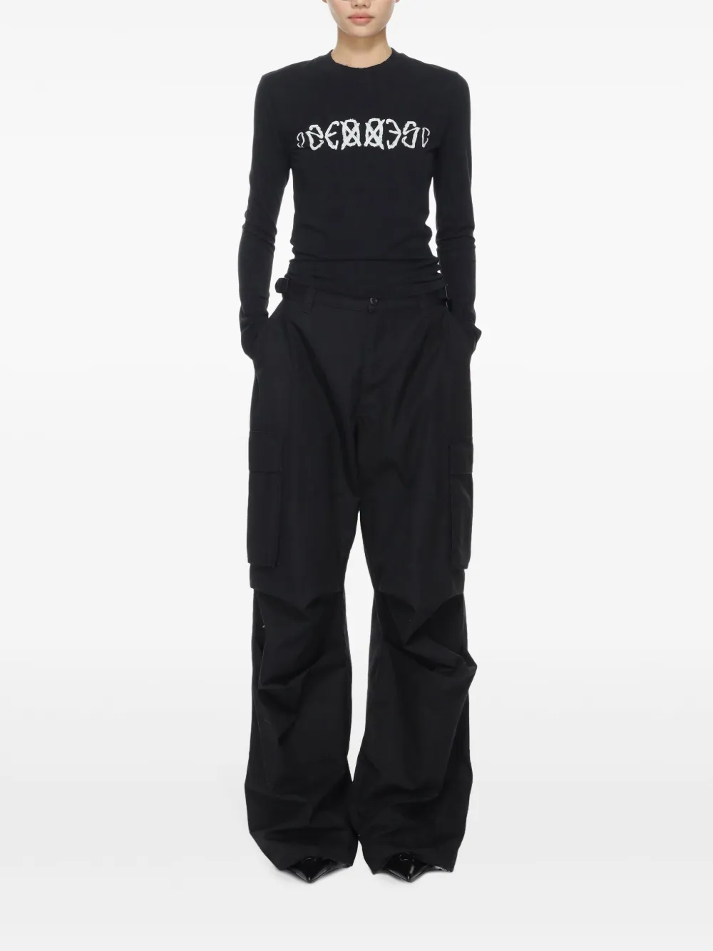 032c Sos T-shirt In 黑色