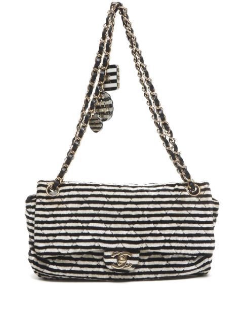 CHANEL 2006 striped shoulder bag Women