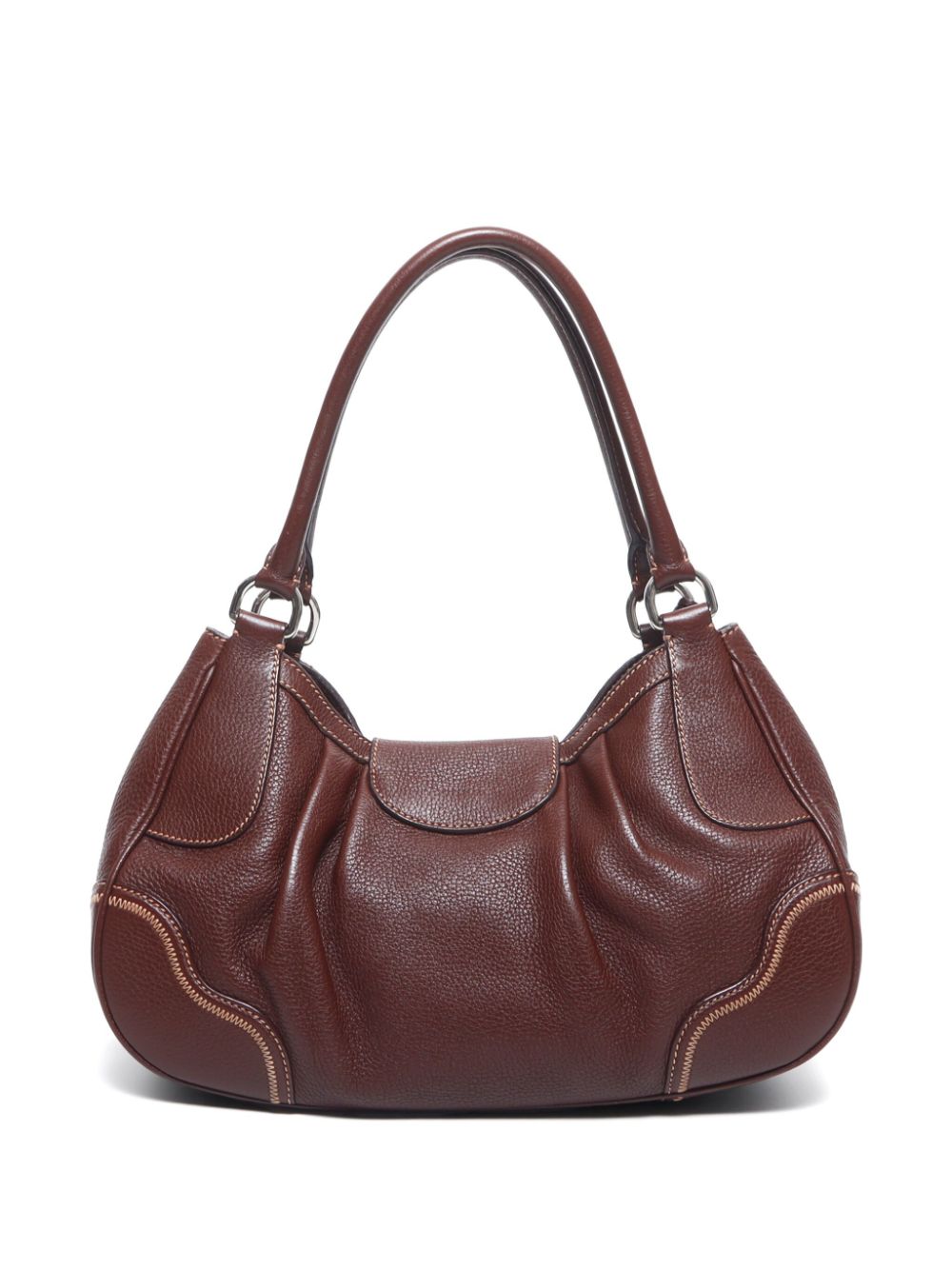 Prada Pre-Owned 2000s leather handbag - Bruin