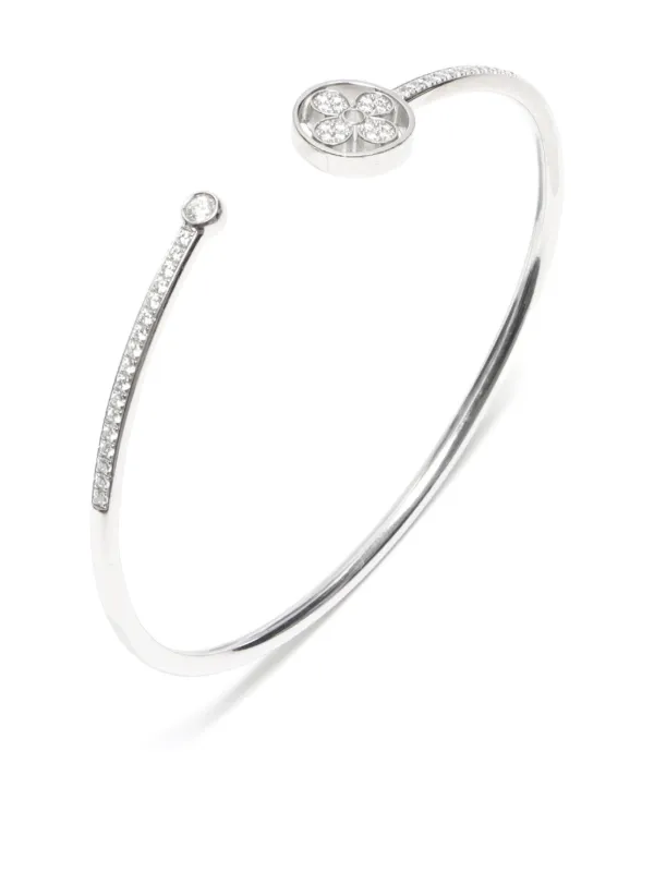 Louis Vuitton Pre-Owned 2000 Diamond Bracelet Silver FARFETCH SG