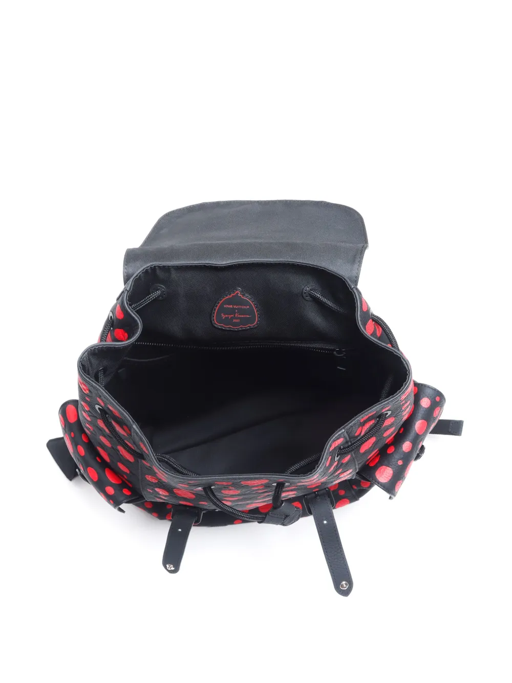 Pre-owned Louis Vuitton × Yayoi Kusama 2000s Christopher Backpack In Black