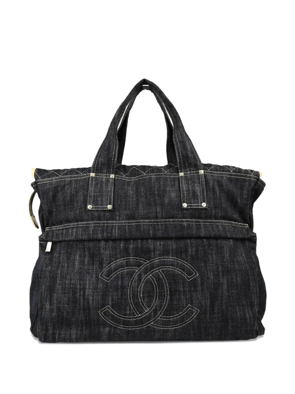 CHANEL Pre-Owned 2006 CC denim tote bag | Pre-Owned | Image 2
