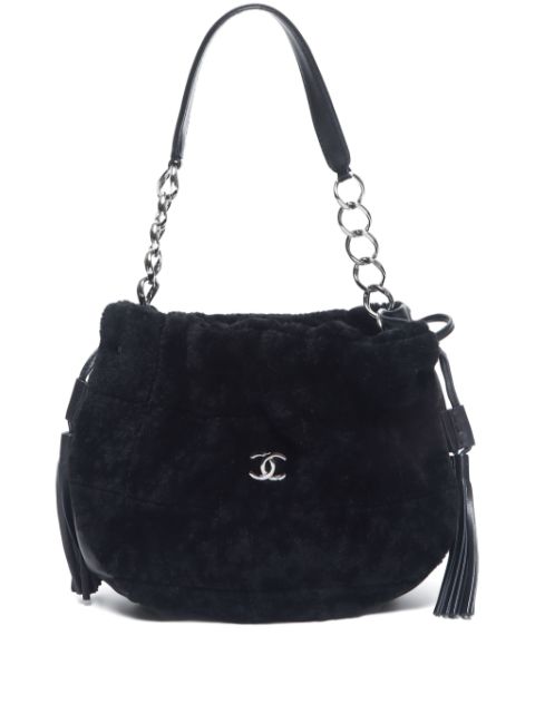 HOT SALE CHANEL 2003-2004 Choco Bar handbag Women