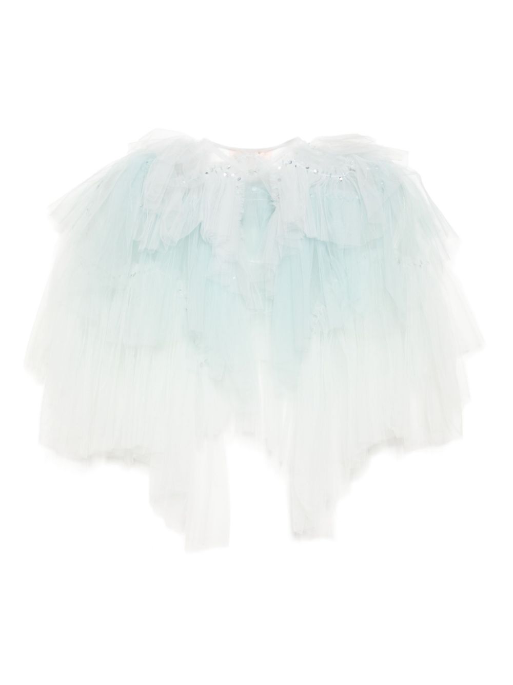 Tutu Du Monde Frosty cape met print Blauw