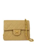 CHANEL Pre-Owned 1990 mini Square Flap shoulder bag - Neutrals