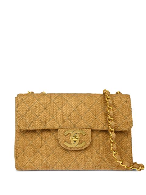 HOT SALE CHANEL 1995 Jumbo Classic Flap shoulder bag Women