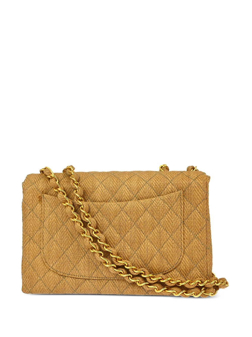 CHANEL Pre-Owned 1995 Jumbo Classic Flap schoudertas - Beige