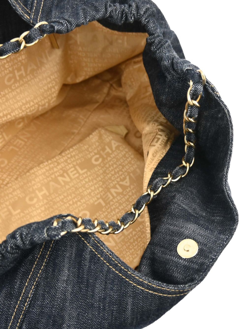 Affordable HOT SALE CHANEL 2007 CC denim handbag Women