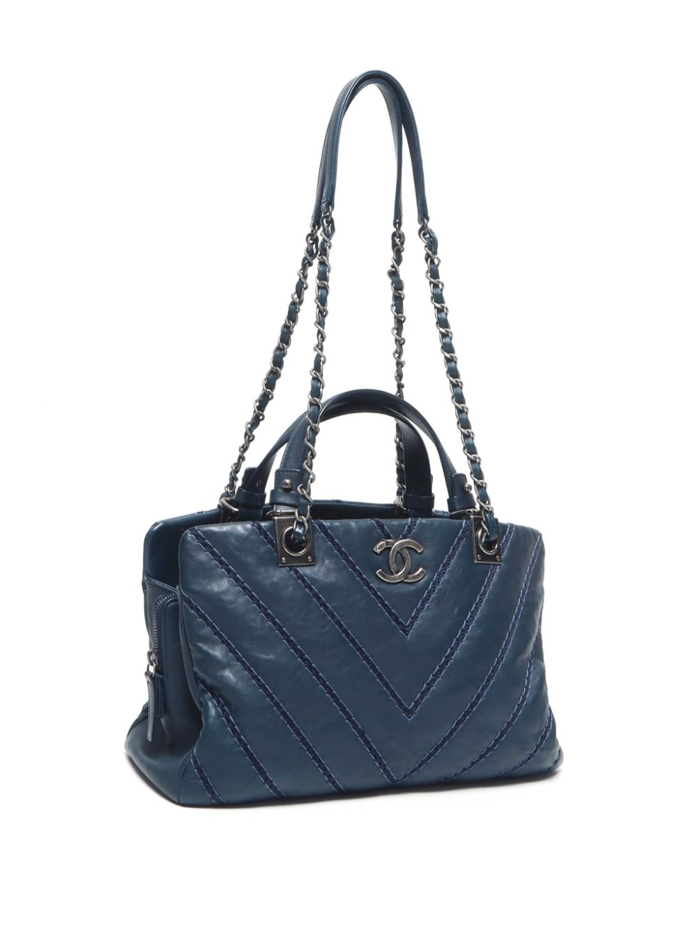 CHANEL 2015 V Stitch two-way handbag Women