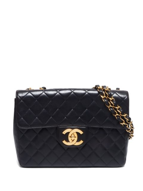 CHANEL 1995-1997 Jumbo Flap shoulder bag Women