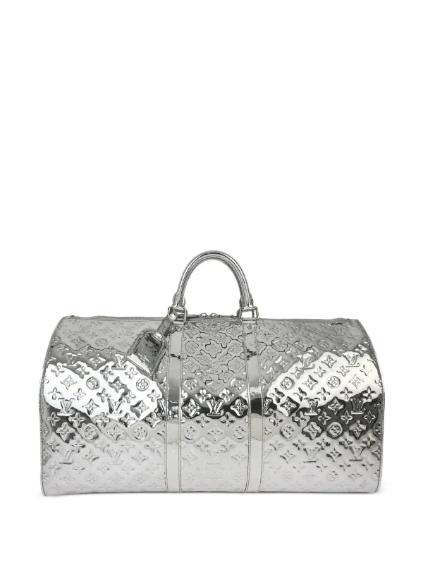 Louis Vuitton Pre Owned 2006 Keepall 55 Duffle Bag Silver FARFETCH