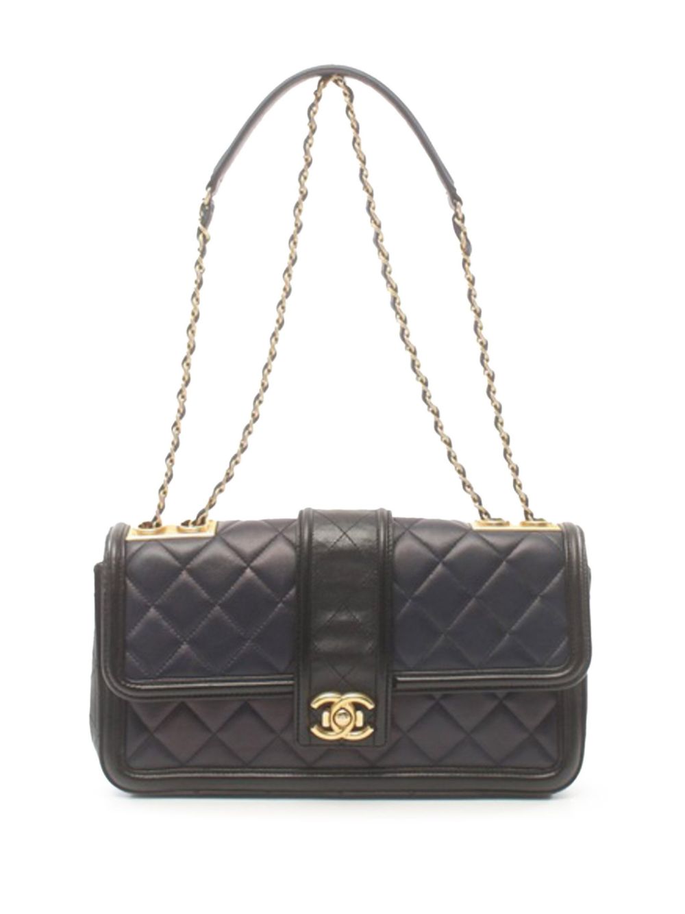 CHANEL Pre-Owned 2014-2015 Large Quilted Lambskin Elegant CC Flap shoulder bag WOMEN