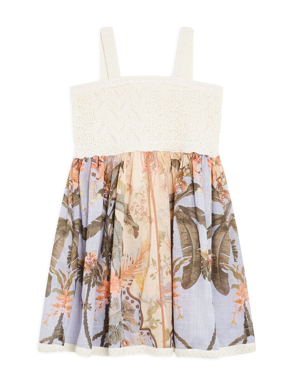 ZIMMERMANN Kids floral-print dress - White