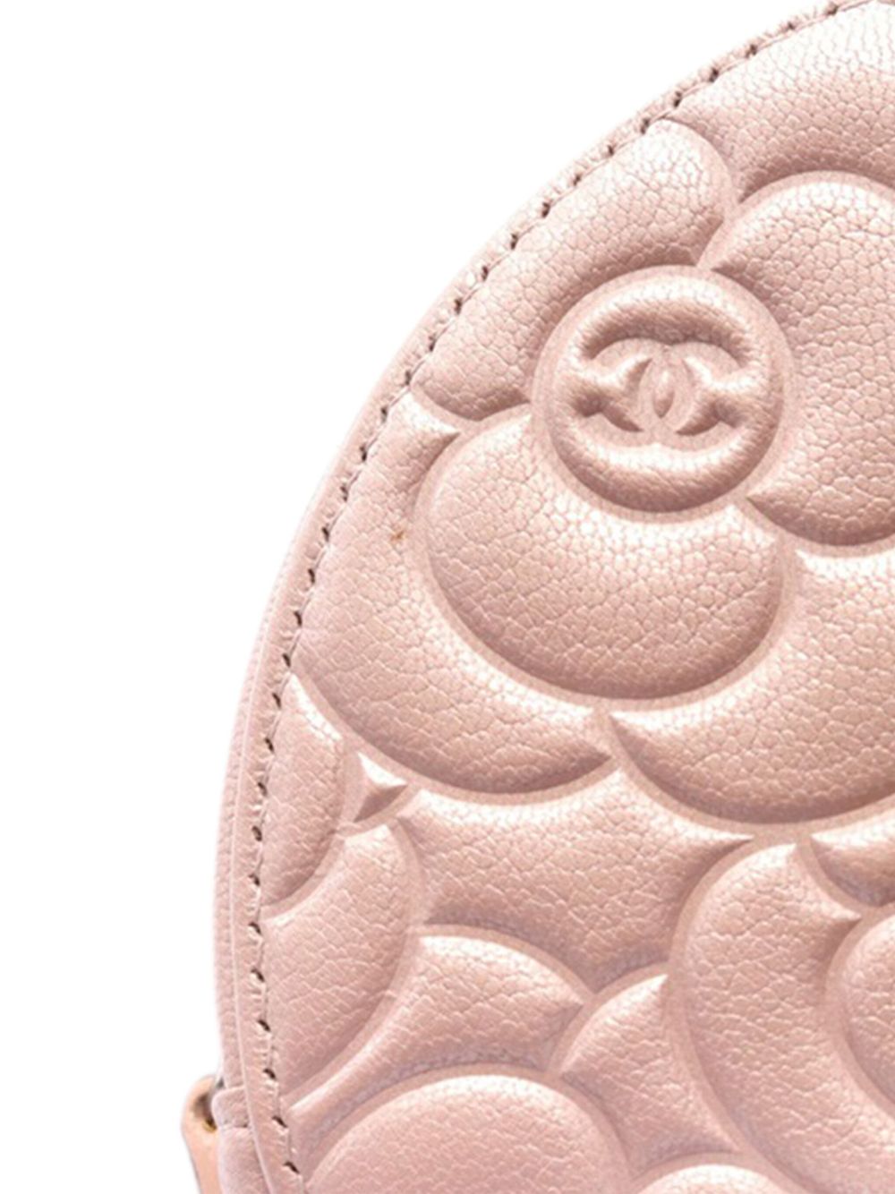 Cheap HOT SALE CHANEL 2019 Goatskin Camellia Round Clutch With Chain crossbody bag Women