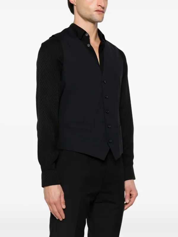 Dolce & Gabbana ベスト Dolce & Gabbana ロゴパッチ ベスト | ブラック | FARFETCH JP