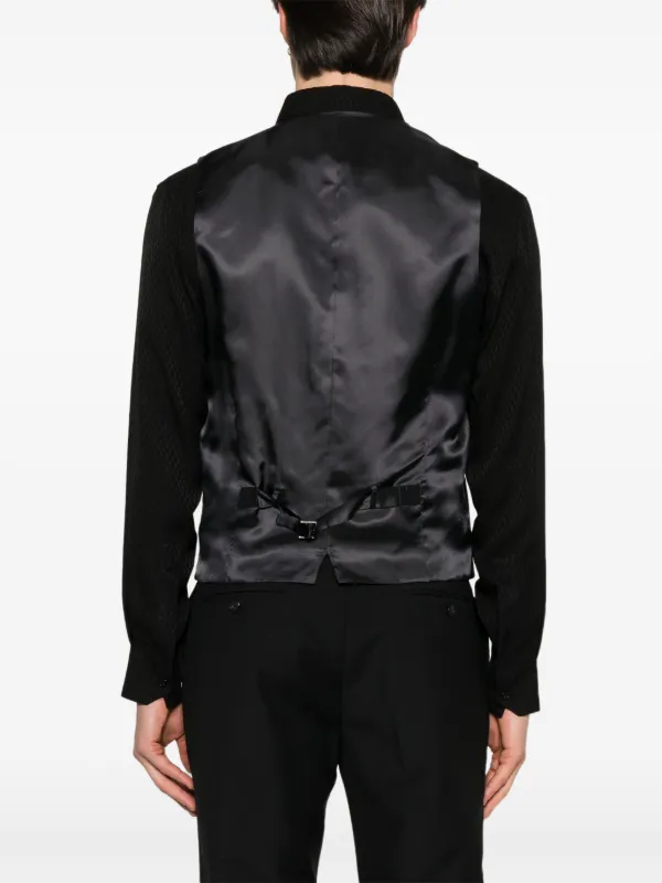Dolce & Gabbana ベスト Dolce & Gabbana ロゴパッチ ベスト | ブラック | FARFETCH JP