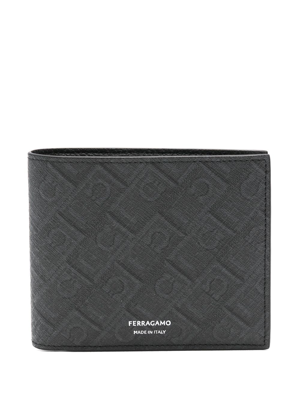 monogram-pattern wallet