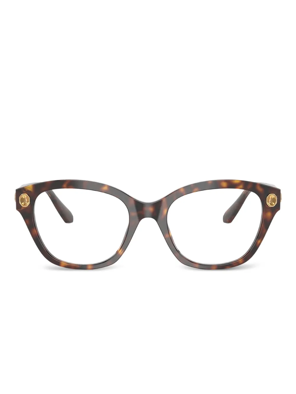 Swarovski Eyewear Occhiali con decorazione - Marrone