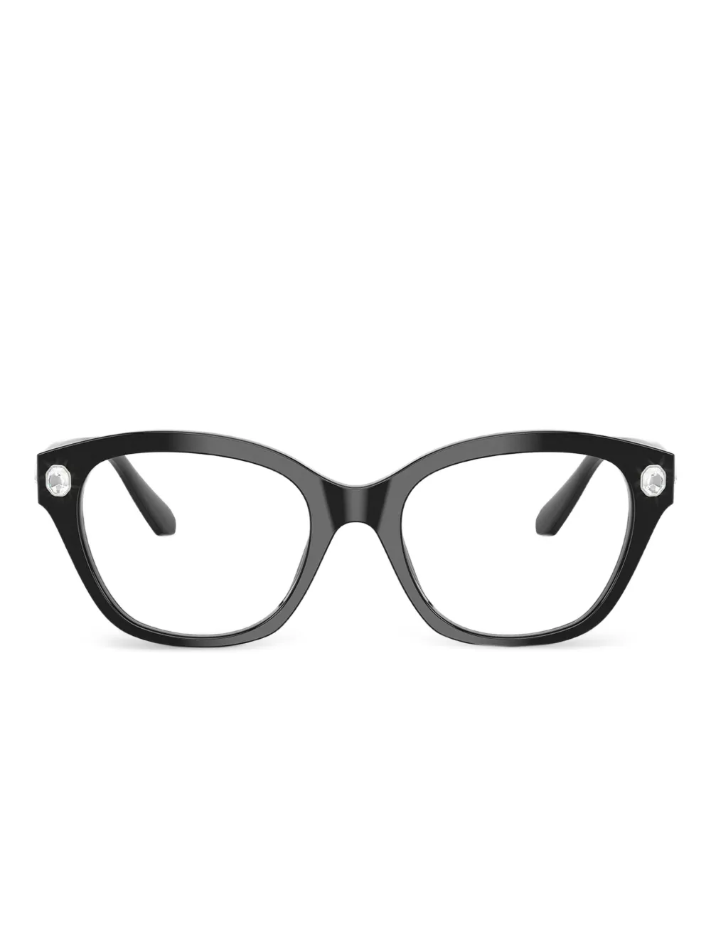 Swarovski Eyewear Occhiali cat-eye con cristalli - Nero