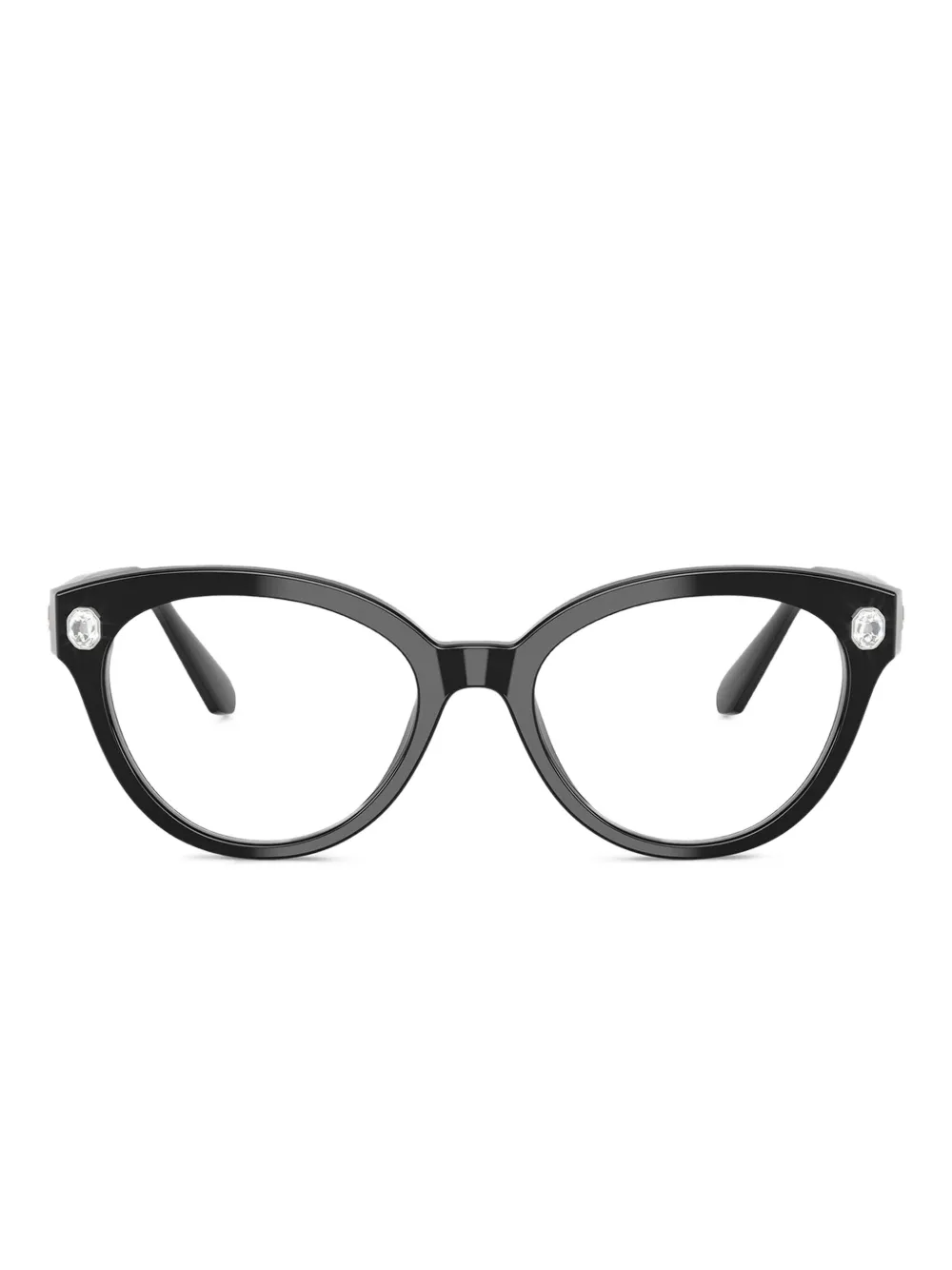 Swarovski Eyewear Occhiali cat-eye con cristalli - Nero