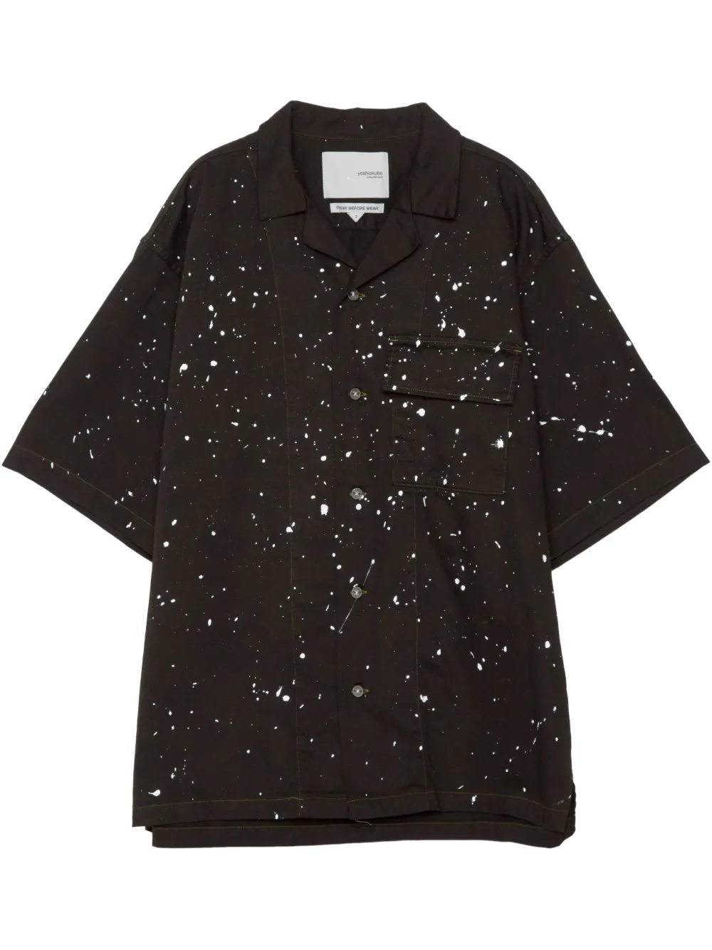 Yoshiokubo camisa Splash | negro | Image 1