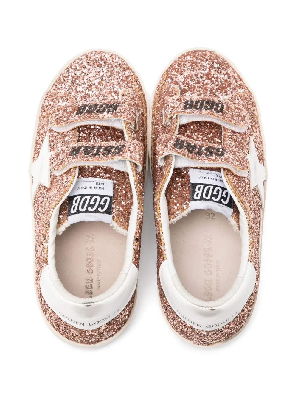 Golden Goose Kids Sneakers verfraaid met kristallen Goud