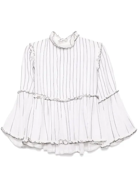 CHANEL Pre-Owned 2017 Flare Sleeves Top