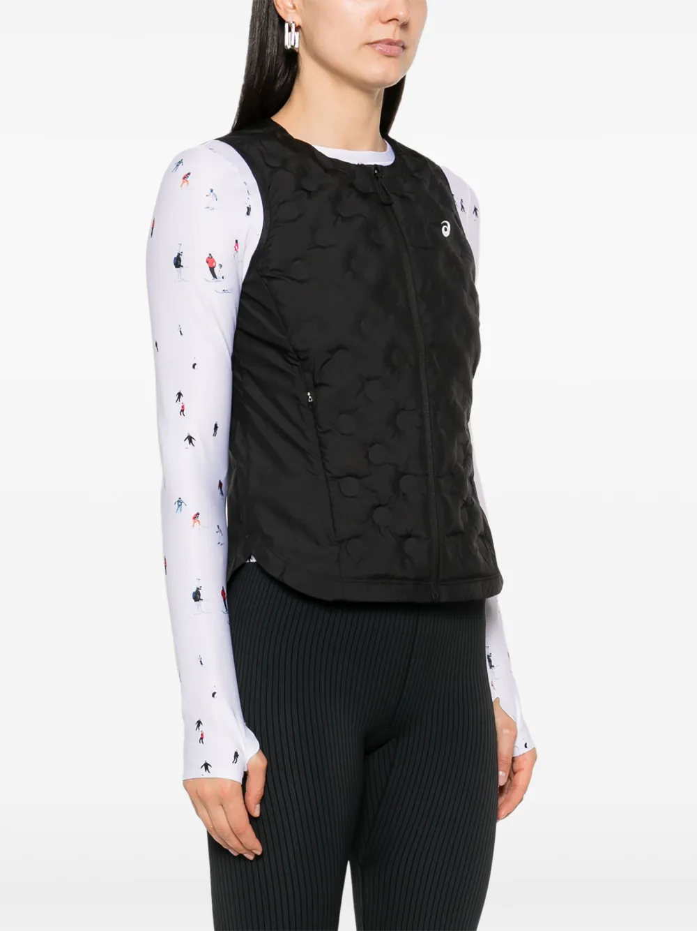 ASICS Nagino Run gilet Zwart