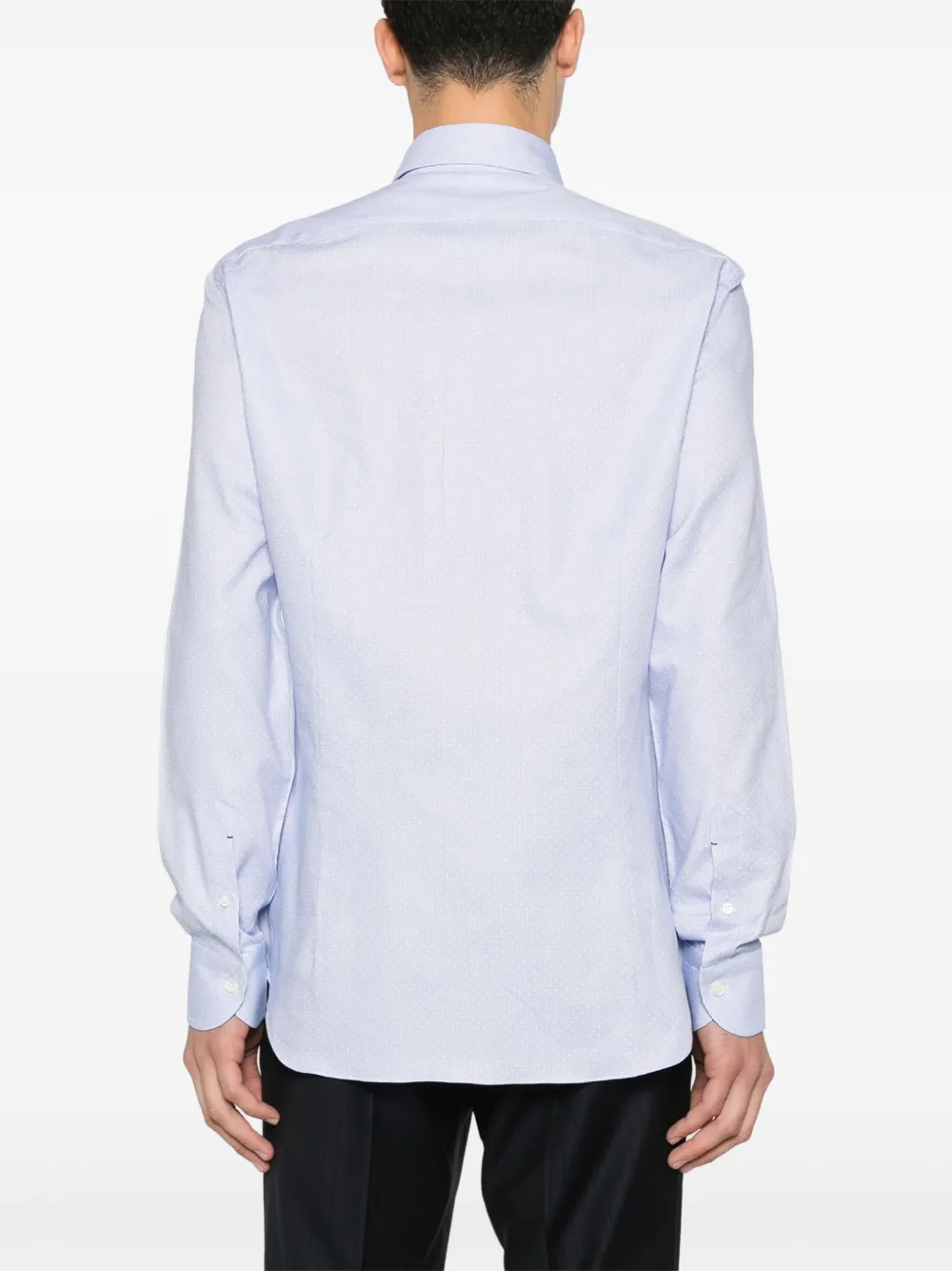 Mazzarelli White Shirts In 蓝色