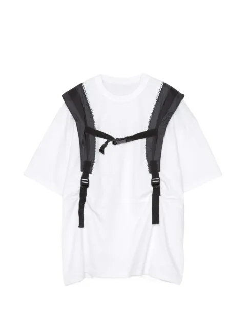 Yoshiokubo buckle-strap T-shirt