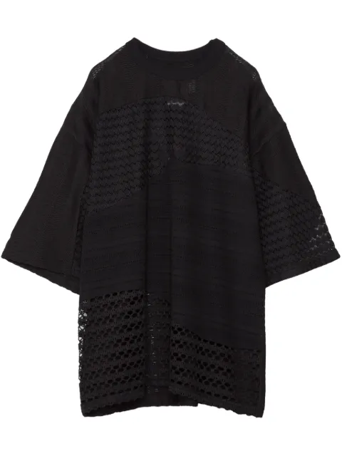 Yoshiokubo Wave Various Lace t-shirt 