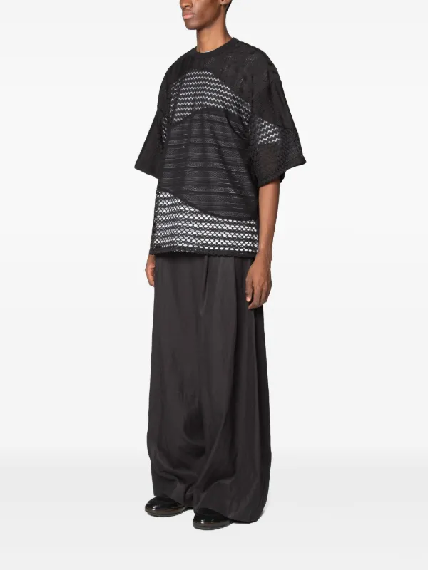 Yoshiokubo Wave Various Lace Tシャツ | ブラック | FARFETCH JP