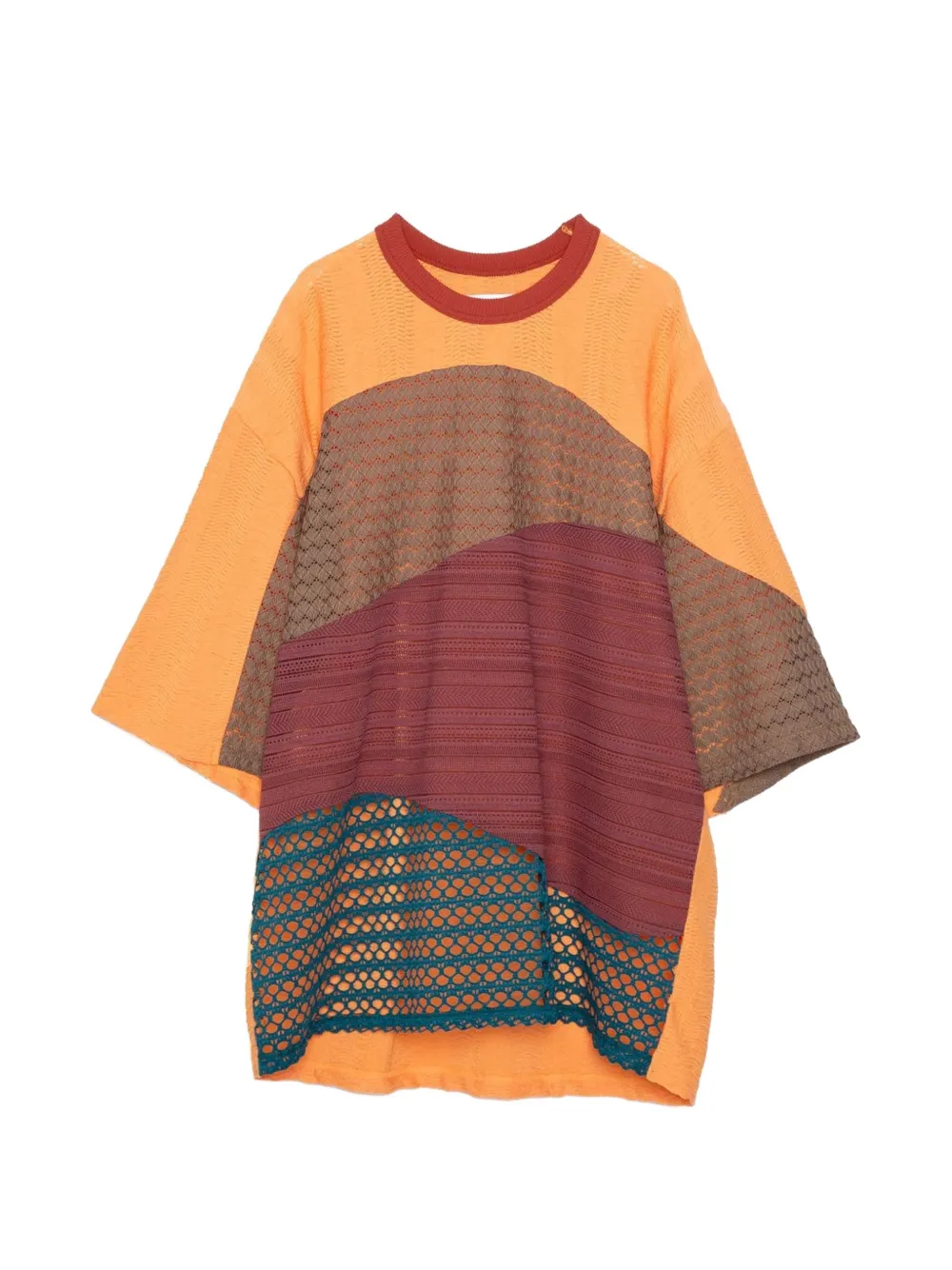 Yoshiokubo Wave Various Lace S/S T-shirt