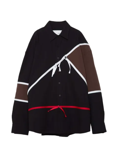 Yoshiokubo zip-detail long-sleeve shirt