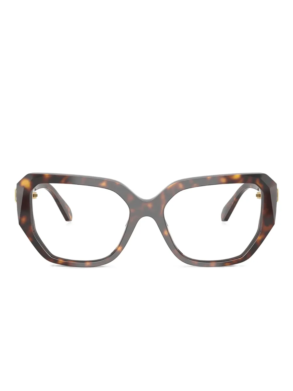 Swarovski Eyewear SK2035 crystal-embellished geometric-frame glasses · 55