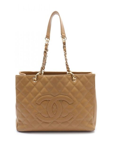 Affordable HOT SALE CHANEL 2003-2004 Caviar Grand Shopping tote bag Women