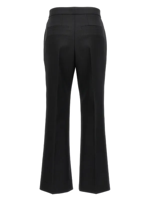 Jil Sander Wool Tailored Trousers | Black | FARFETCH