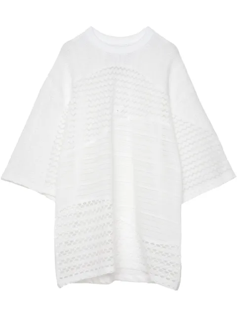 Yoshiokubo Wave Various Lace t-shirt 