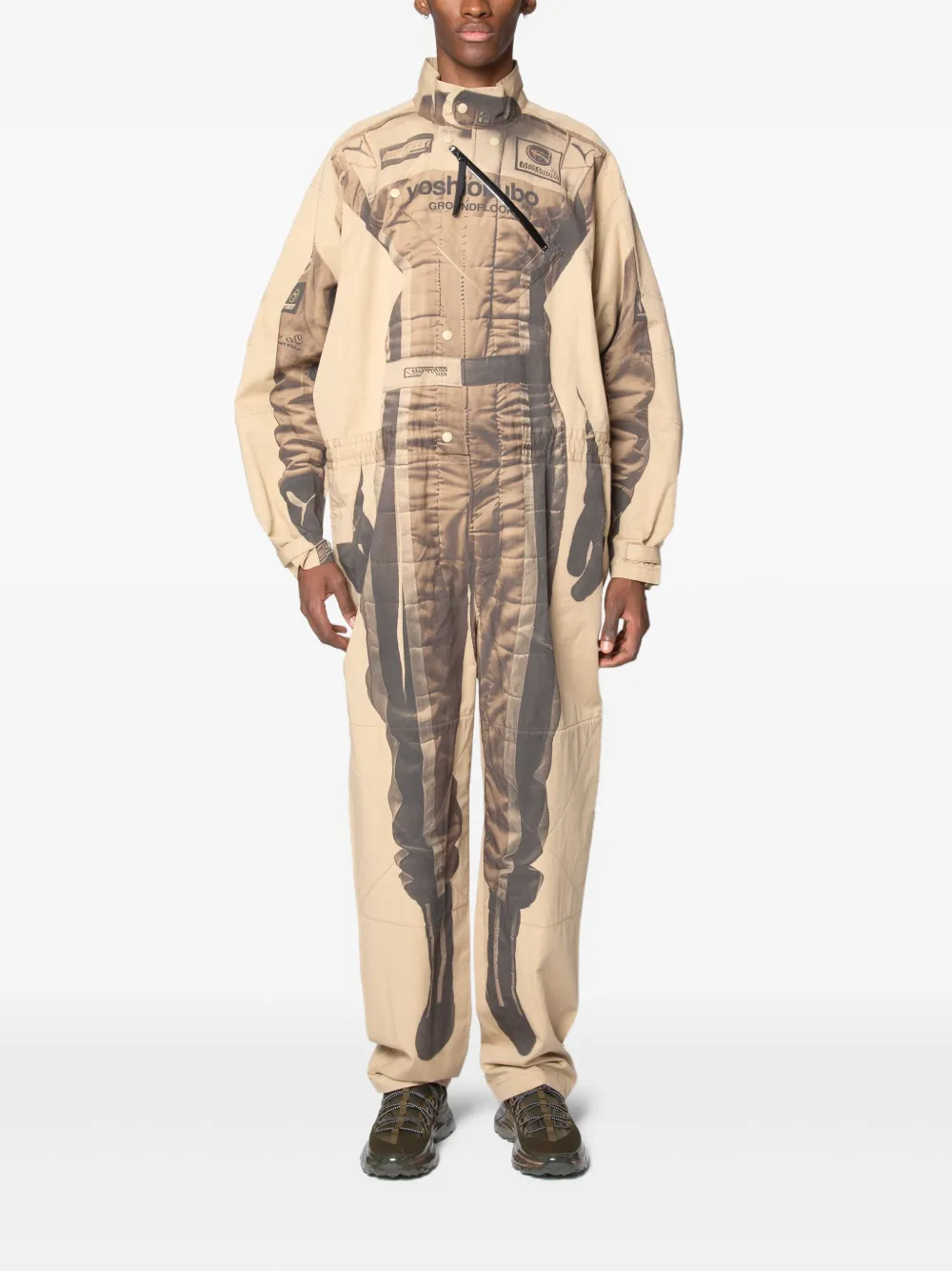 Yoshiokubo Racer jumpsuit - Beige