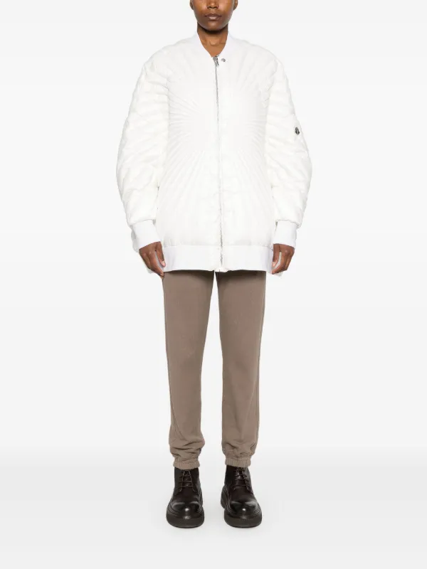 MONCLER + RICK OWENS ウール パンツ Moncler + Rick Owens Knitted Track Pants | Neutrals | FARFETCH