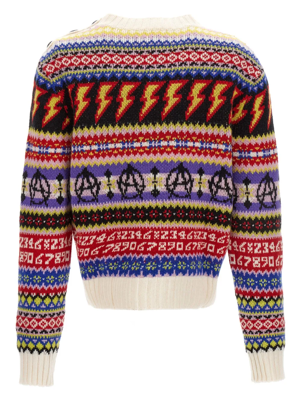 Philosophy Di Lorenzo Serafini patterned-jacquard sweater - Wit