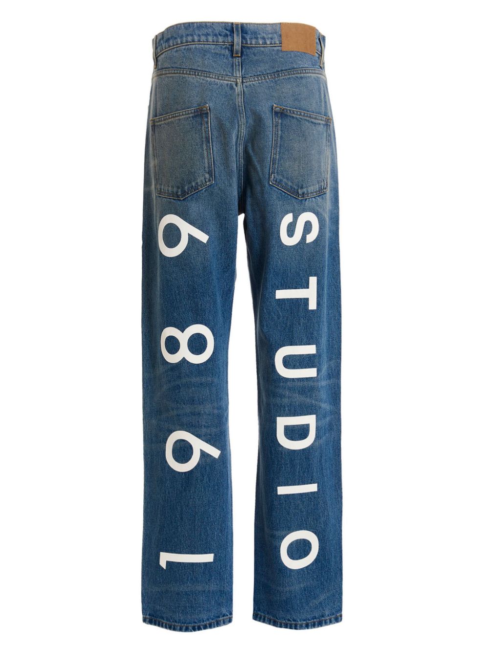 1989 STUDIO logo-print jeans - Blauw