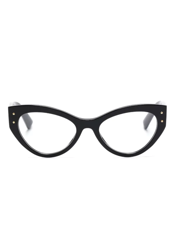 Dolce Gabbana Eyewear cat eye Glasses Black FARFETCH UK
