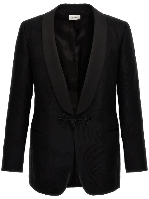 Bally patterned-jacquard blazer