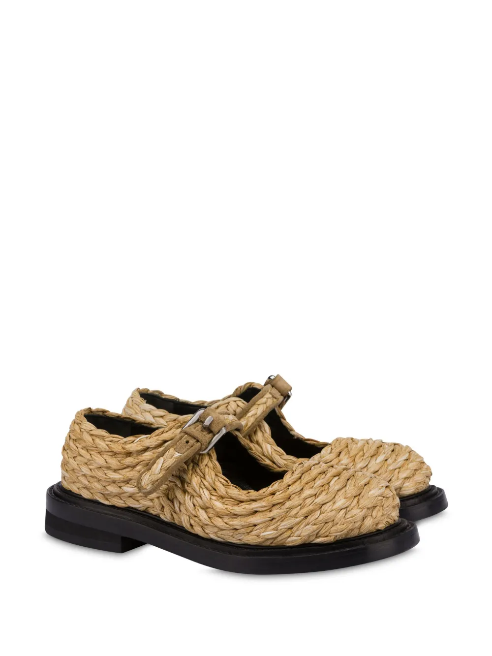 Moschino braided loafers Neutrals